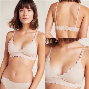 Anthropologie Floreat nude bralette - MEDIUM
